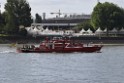 Schiff 1 Koeln in Hoehe der Koelner Zoobruecke P258